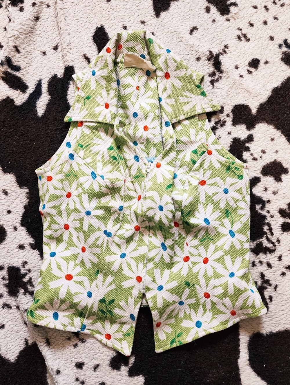 WOMEN'S 70'S HALTER CROPPED TOP - GREEN